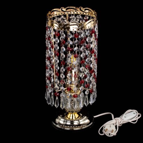 Настольная лампа Диана Карандаш красная в Кирове Гусь Хрустальный