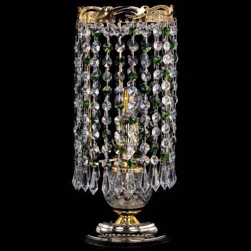 Настольная лампа Диана Карандаш зеленая в Кирове Гусь Хрустальный