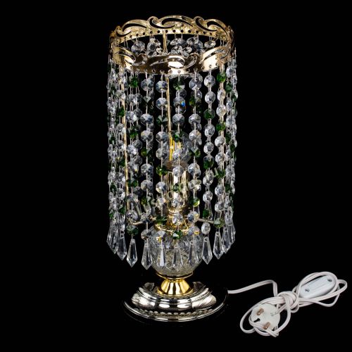 Настольная лампа Диана Карандаш зеленая в Кирове Гусь Хрустальный