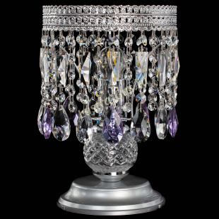  Настольная лампа Флоренция №1 фиолетовая