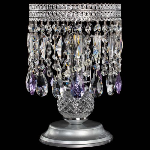 Настольная лампа Флоренция №1 фиолетовая в Кирове Гусь Хрустальный