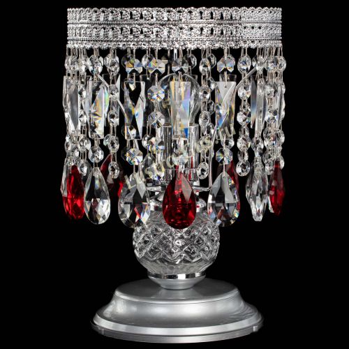 Настольная лампа Флоренция №1 красная в Кирове Гусь Хрустальный