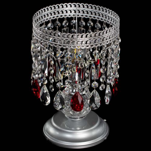 Настольная лампа Флоренция №1 красная в Кирове Гусь Хрустальный