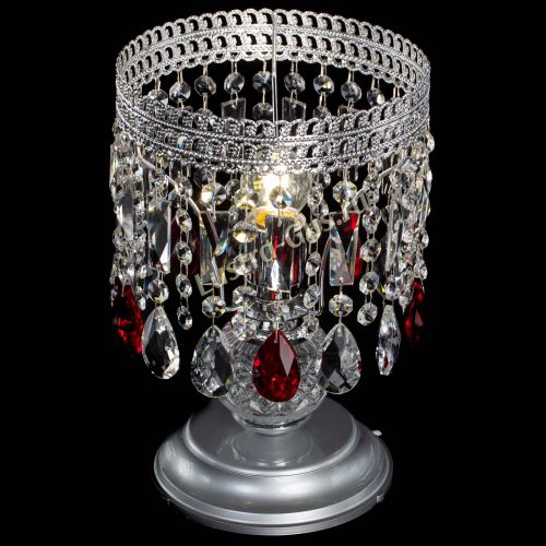 Настольная лампа Флоренция №1 красная в Кирове Гусь Хрустальный