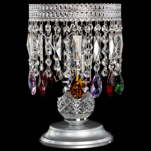 Настольная лампа Флоренция №1 разноцветная в Кирове Гусь Хрустальный