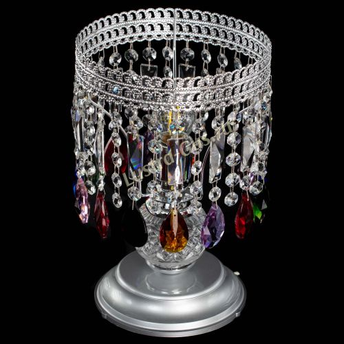 Настольная лампа Флоренция №1 разноцветная в Кирове Гусь Хрустальный