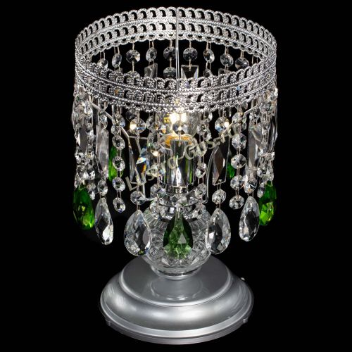 Настольная лампа Флоренция №1 зеленая в Кирове Гусь Хрустальный