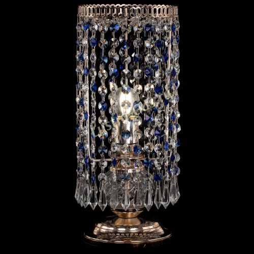 Настольная лампа Кольцо с карандашами синяя в Кирове Гусь Хрустальный