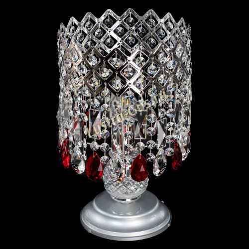 Настольная лампа Корона №1 красная в Кирове Гусь Хрустальный
