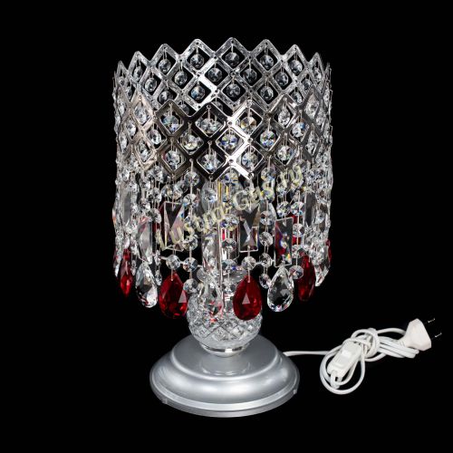 Настольная лампа Корона №1 красная в Кирове Гусь Хрустальный