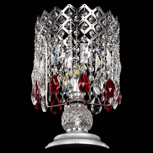 Настольная лампа Корона №1 красная в Кирове Гусь Хрустальный