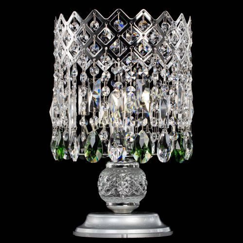 Настольная лампа Корона №1 зеленая в Кирове Гусь Хрустальный