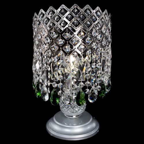 Настольная лампа Корона №1 зеленая в Кирове Гусь Хрустальный