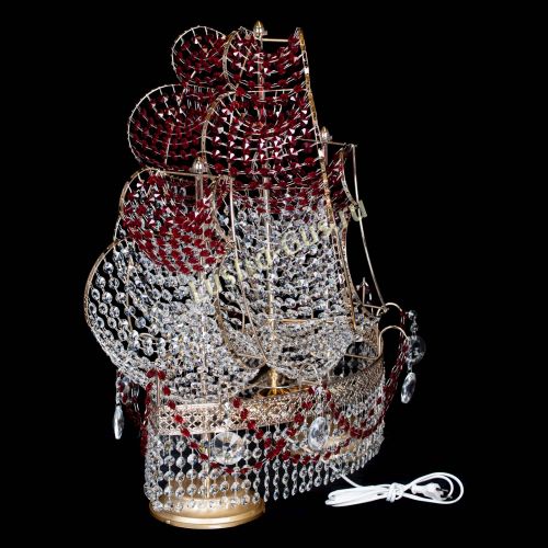 Настольная лампа Корвет № 2 Венеция красный в Кирове Гусь Хрустальный