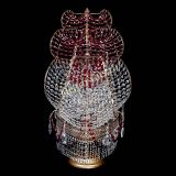 Настольная лампа Корвет № 2 Венеция красный в Кирове