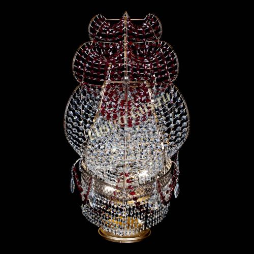 Настольная лампа Корвет № 2 Венеция красный в Кирове Гусь Хрустальный