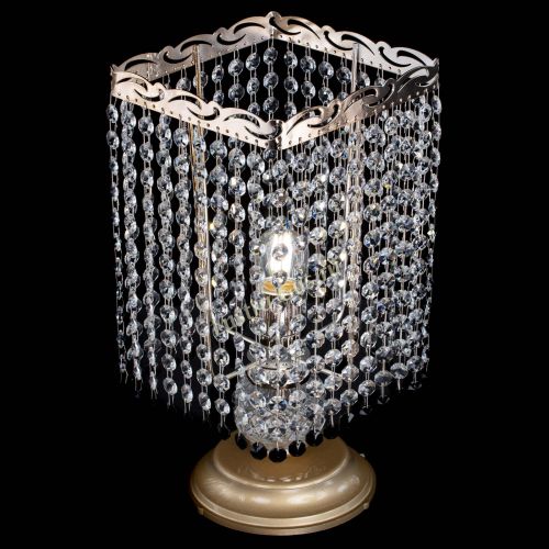 Настольная лампа Квадрат оптикон №1 черная в Кирове Гусь Хрустальный