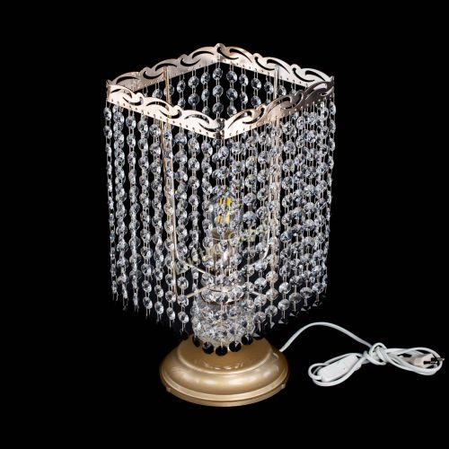 Настольная лампа Квадрат оптикон №1 черная в Кирове Гусь Хрустальный