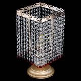 Настольная лампа Квадрат оптикон №1 красная в Кирове