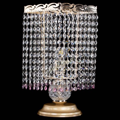 Настольная лампа Квадрат оптикон №1 розовая в Кирове Гусь Хрустальный