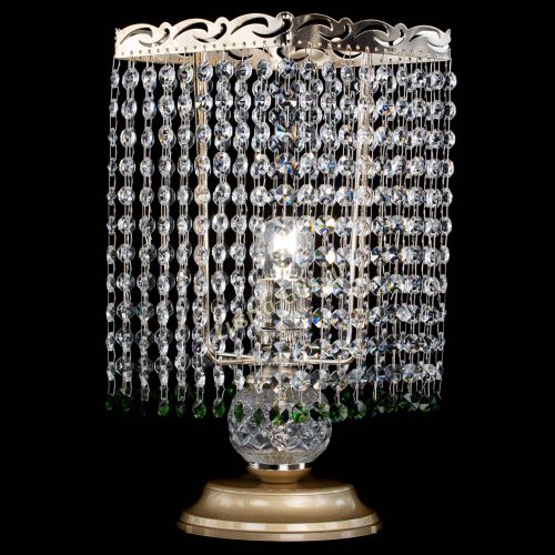 Настольная лампа Квадрат оптикон №1 зеленая в Кирове Гусь Хрустальный