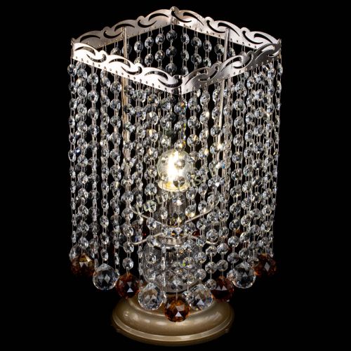 Настольная лампа Квадрат шар чайная в Кирове Гусь Хрустальный