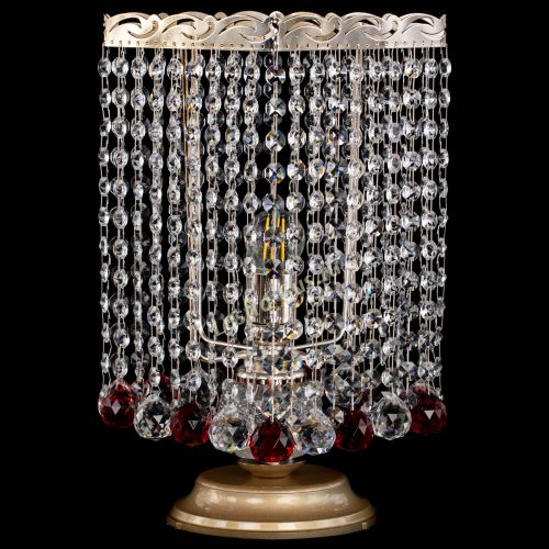 Настольная лампа Квадрат шар красная в Кирове Гусь Хрустальный