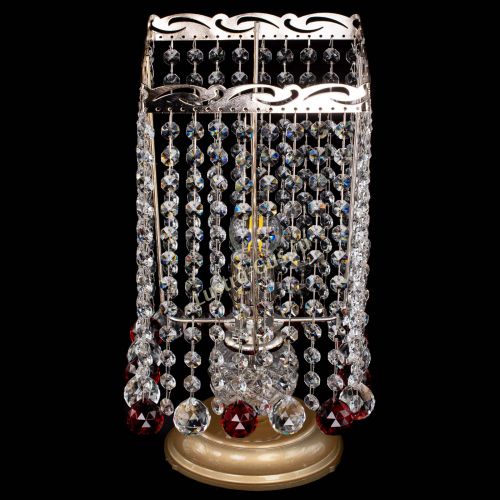 Настольная лампа Квадрат шар красная в Кирове Гусь Хрустальный