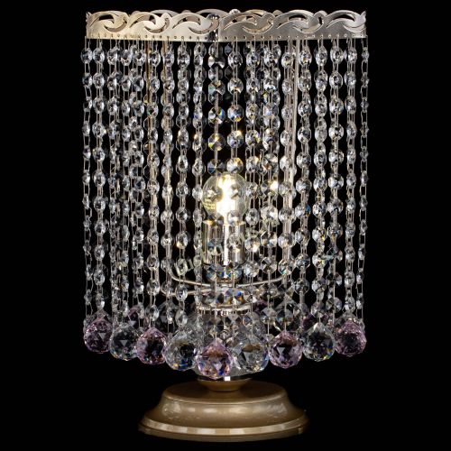 Настольная лампа Квадрат шар розовая в Кирове Гусь Хрустальный