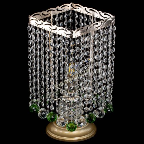 Настольная лампа Квадрат шар зеленая в Кирове Гусь Хрустальный