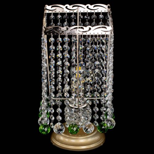 Настольная лампа Квадрат шар зеленая в Кирове Гусь Хрустальный