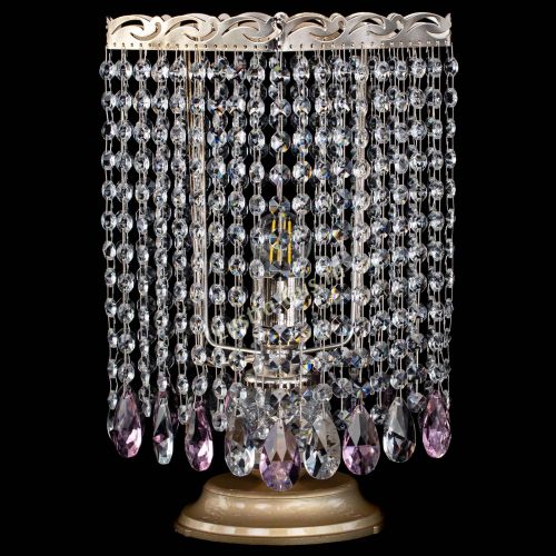 Настольная лампа Квадрат журавлик розовая в Кирове Гусь Хрустальный