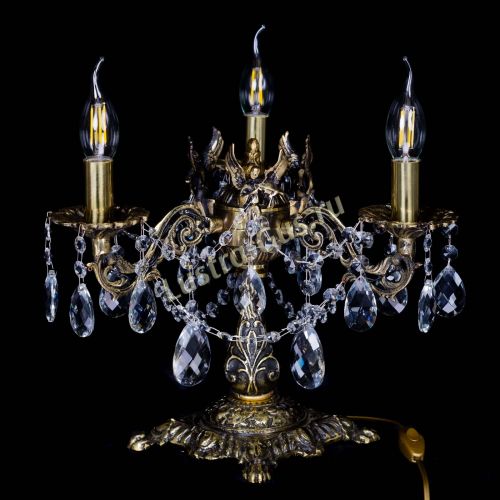 Бронзовая настольная лампа Муза №3 баден в Кирове Гусь Хрустальный