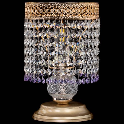 Настольная лампа Венеция №1 мини фиолетовая в Кирове Гусь Хрустальный