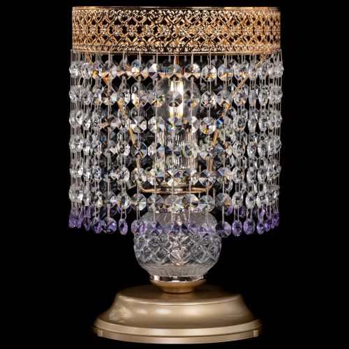 Настольная лампа Венеция №1 мини фиолетовая в Кирове Гусь Хрустальный