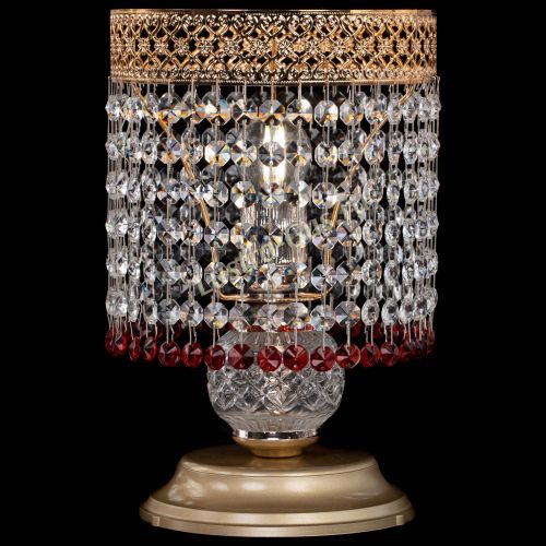 Настольная лампа Венеция №1 мини красная в Кирове Гусь Хрустальный