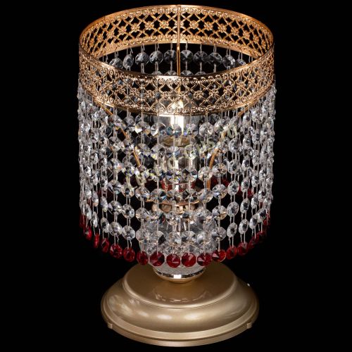 Настольная лампа Венеция №1 мини красная в Кирове Гусь Хрустальный