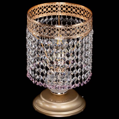 Настольная лампа Венеция №1 мини розовая в Кирове Гусь Хрустальный