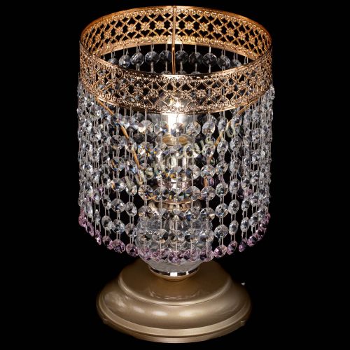 Настольная лампа Венеция №1 мини розовая в Кирове Гусь Хрустальный