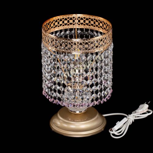 Настольная лампа Венеция №1 мини розовая в Кирове Гусь Хрустальный