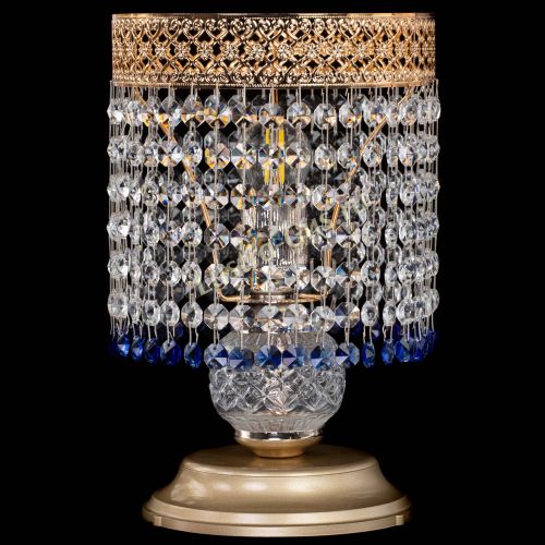 Настольная лампа Венеция №1 мини синяя в Кирове Гусь Хрустальный