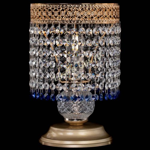 Настольная лампа Венеция №1 мини синяя в Кирове Гусь Хрустальный