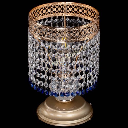 Настольная лампа Венеция №1 мини синяя в Кирове Гусь Хрустальный