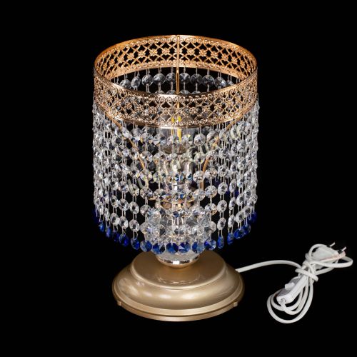 Настольная лампа Венеция №1 мини синяя в Кирове Гусь Хрустальный