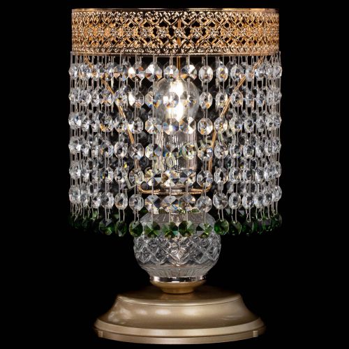 Настольная лампа Венеция №1 мини зеленая в Кирове Гусь Хрустальный