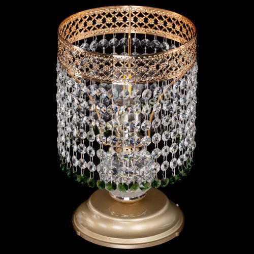 Настольная лампа Венеция №1 мини зеленая в Кирове Гусь Хрустальный