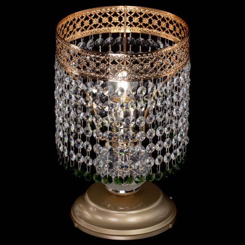 Настольная лампа Венеция №1 мини зеленая в Кирове Гусь Хрустальный