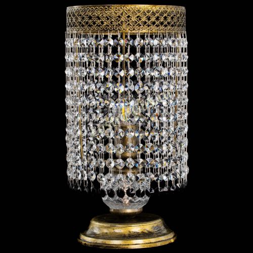 Настольная лампа Венеция оптикон №1 бронза черная в Кирове Гусь Хрустальный