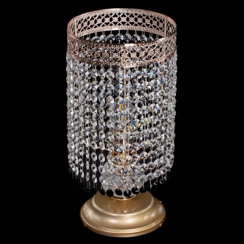 Настольная лампа Венеция оптикон №1 черная в Кирове Гусь Хрустальный