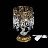 Настольная лампа Восток с пластинками под бронзу Черная в Кирове